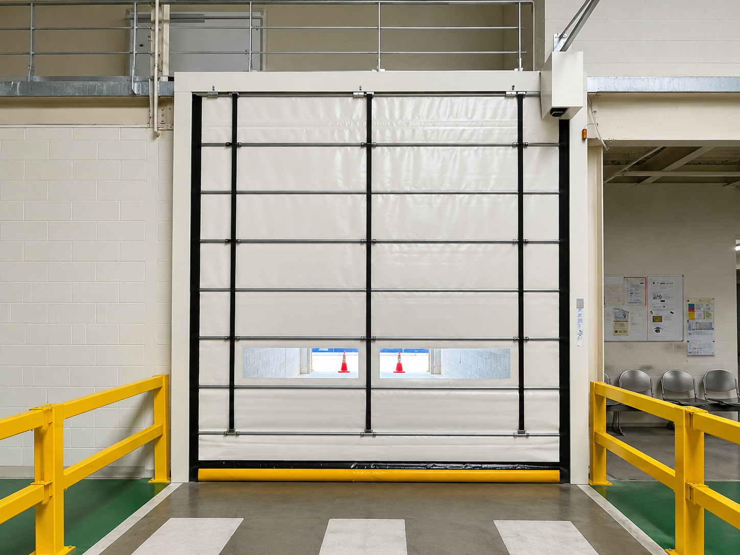 Porte rapide à empilement (séparation de halls de production)